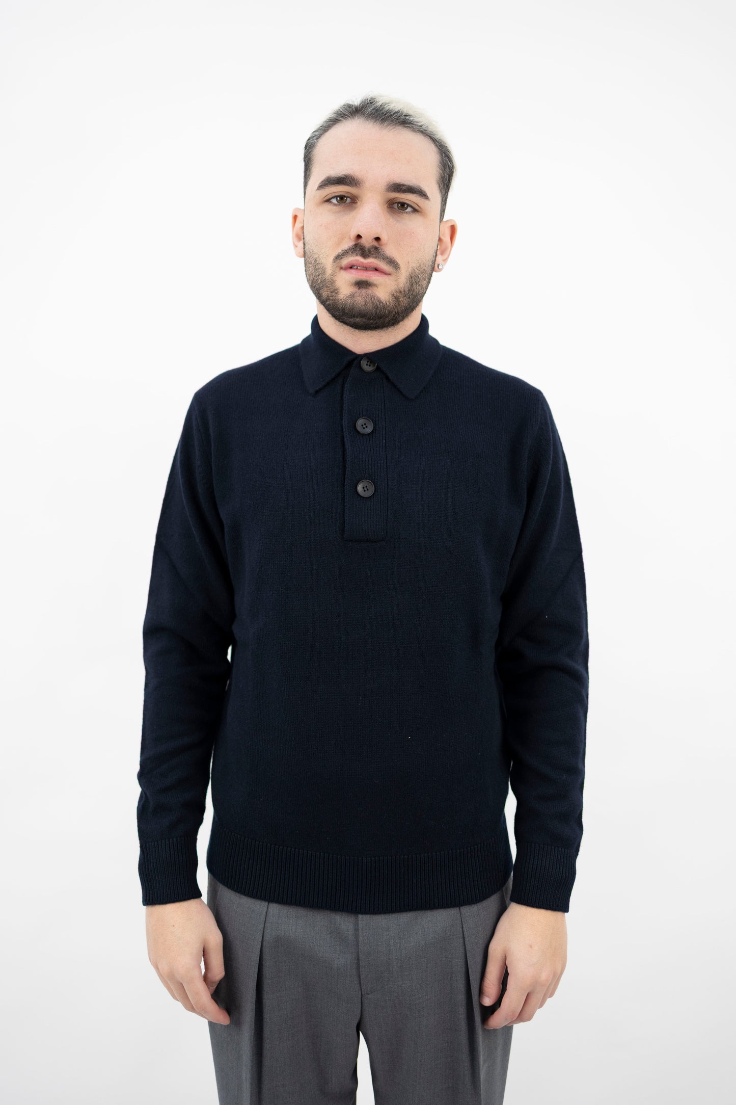 POLO IN LANA&CASHMERE OLTREMARE PL3ML WC7R 891 Filippo De Lurentiis