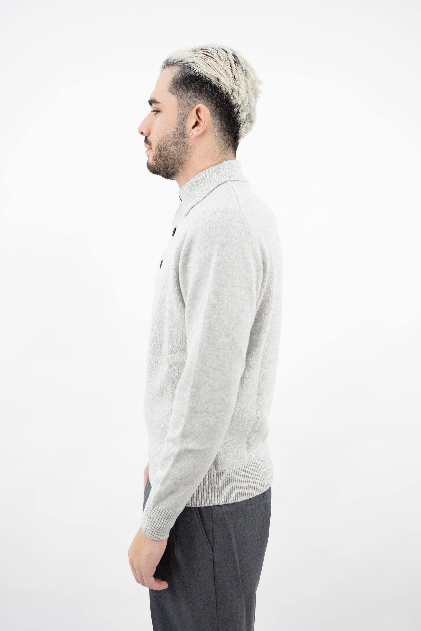 POLO IN LANA&CASHMERE GRIGIO PL3ML WC7R 900 Filippo De Lurentiis