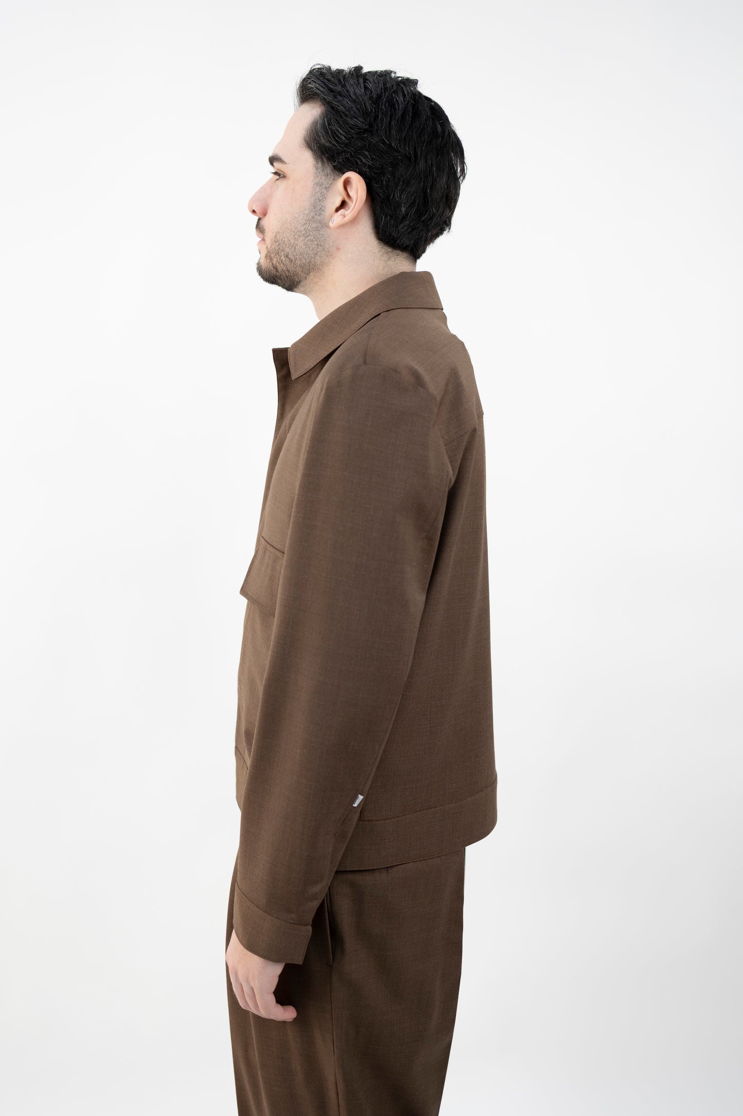 GIACCA OVERSHIRT COLUMBUS/71071 03 MARRONE New York Resident