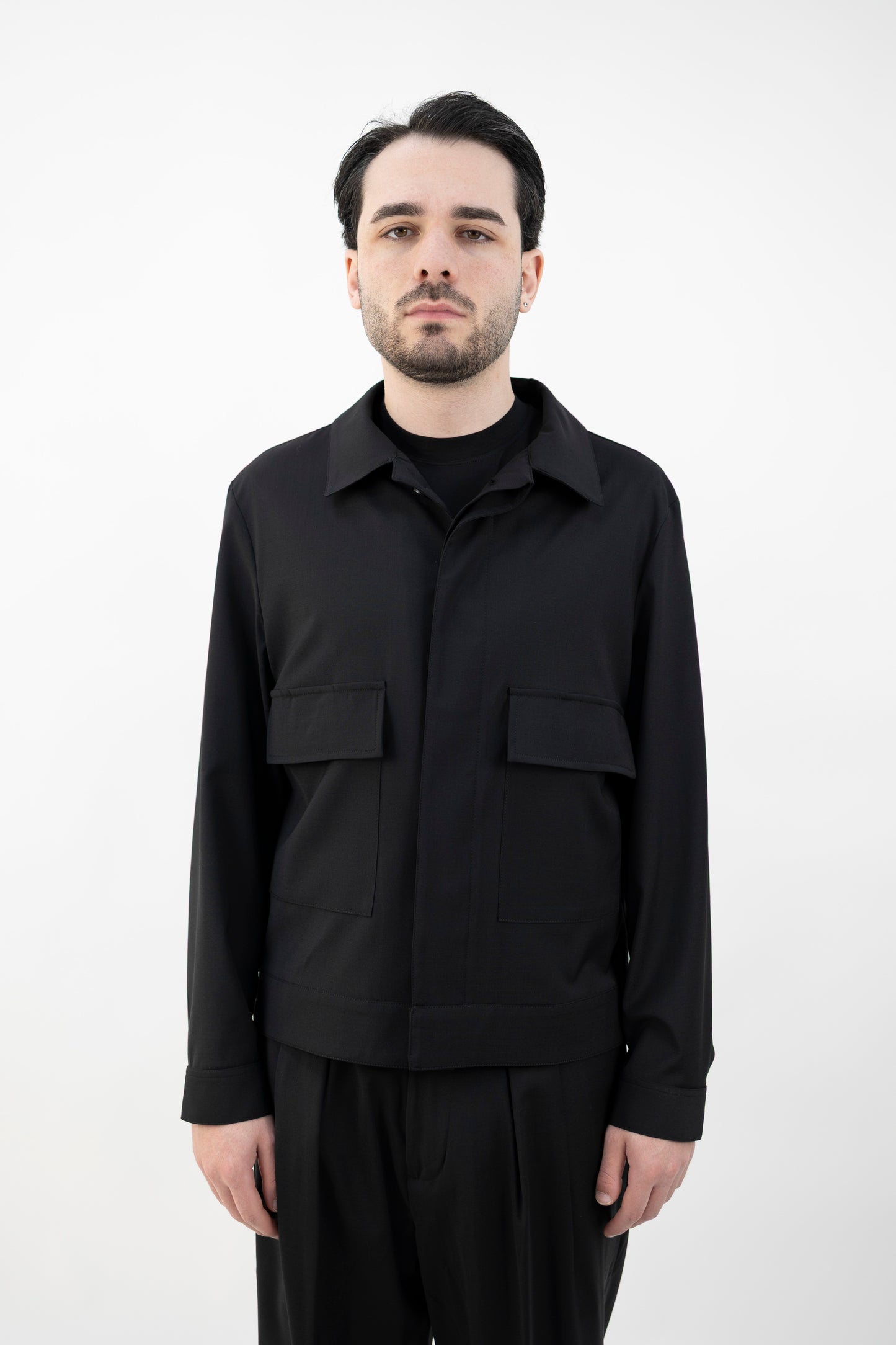 GIACCA OVERSHIRT COLUMBUS/71071 02 NERA New York Resident