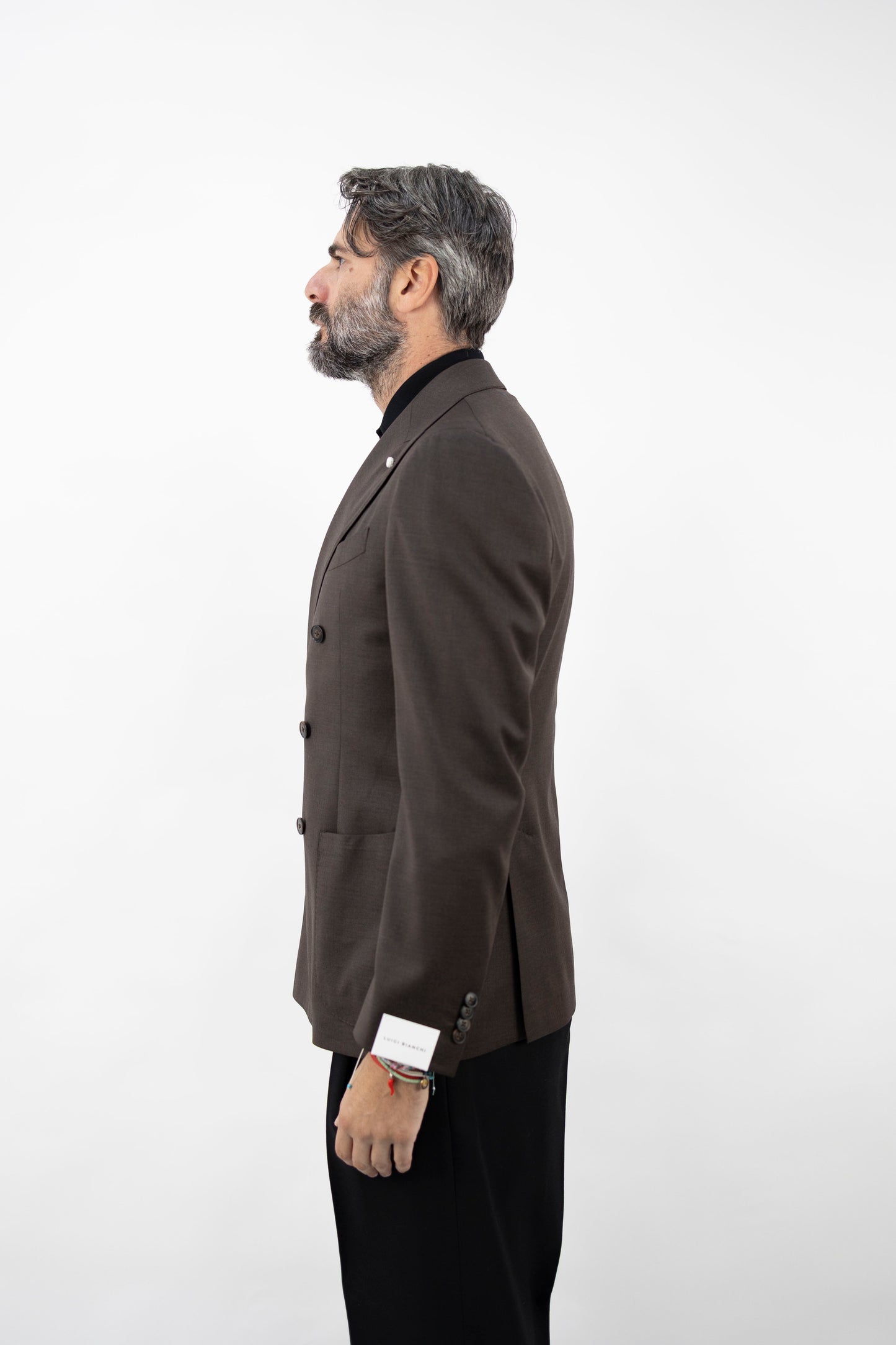 GIACCA SARTORIALE MARRONE 54544/3 2617 Luigi Bianchi