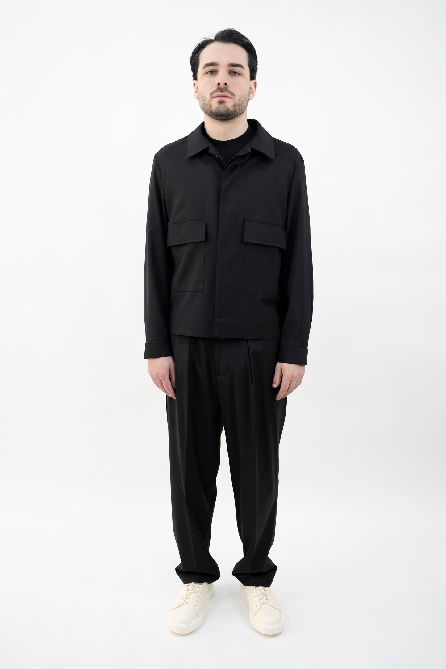 GIACCA OVERSHIRT COLUMBUS/71071 02 NERA New York Resident