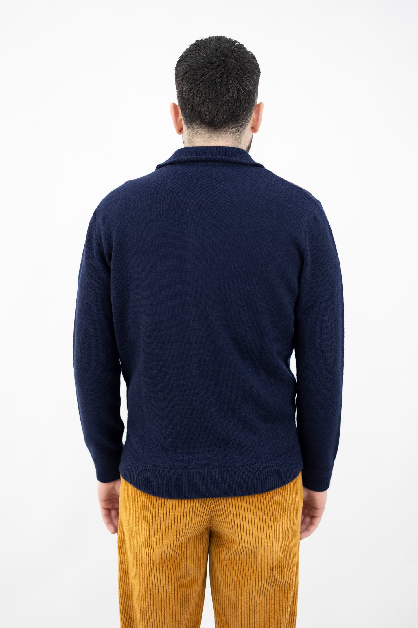 CARDIGAN IN LANA&CASHMERE BLU DC9-18349 NAVY Della Ciana