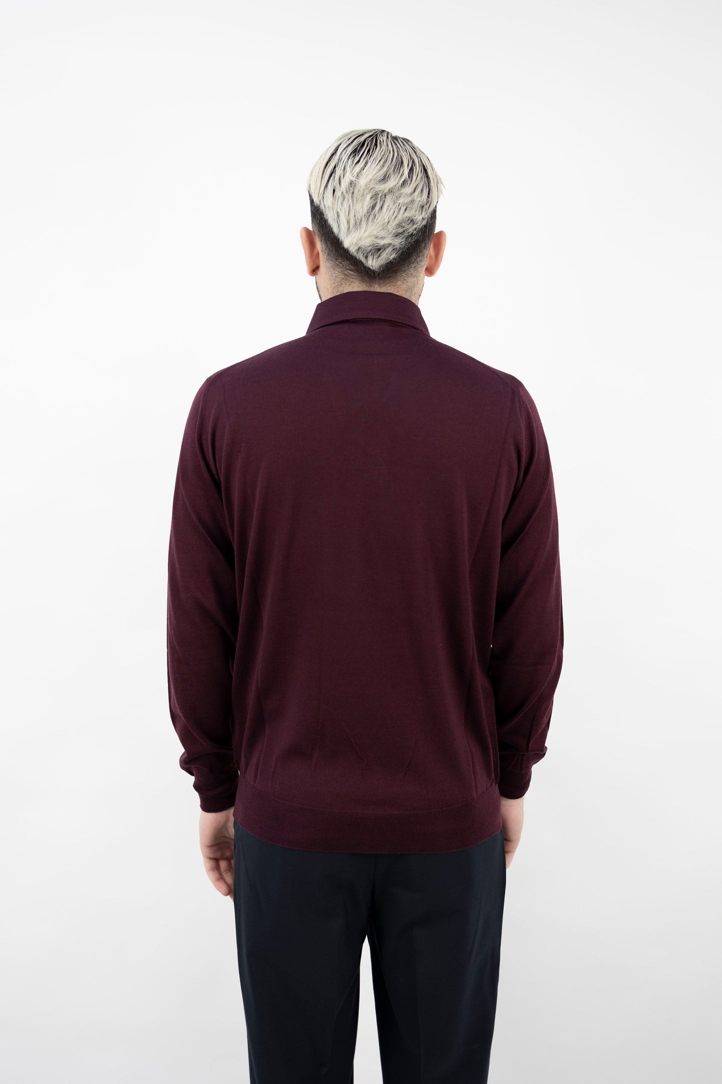 POLO BORDEUX LANA SUPER FINE PL1MLPAR/RM16R 371 Filippo De Lurentiis