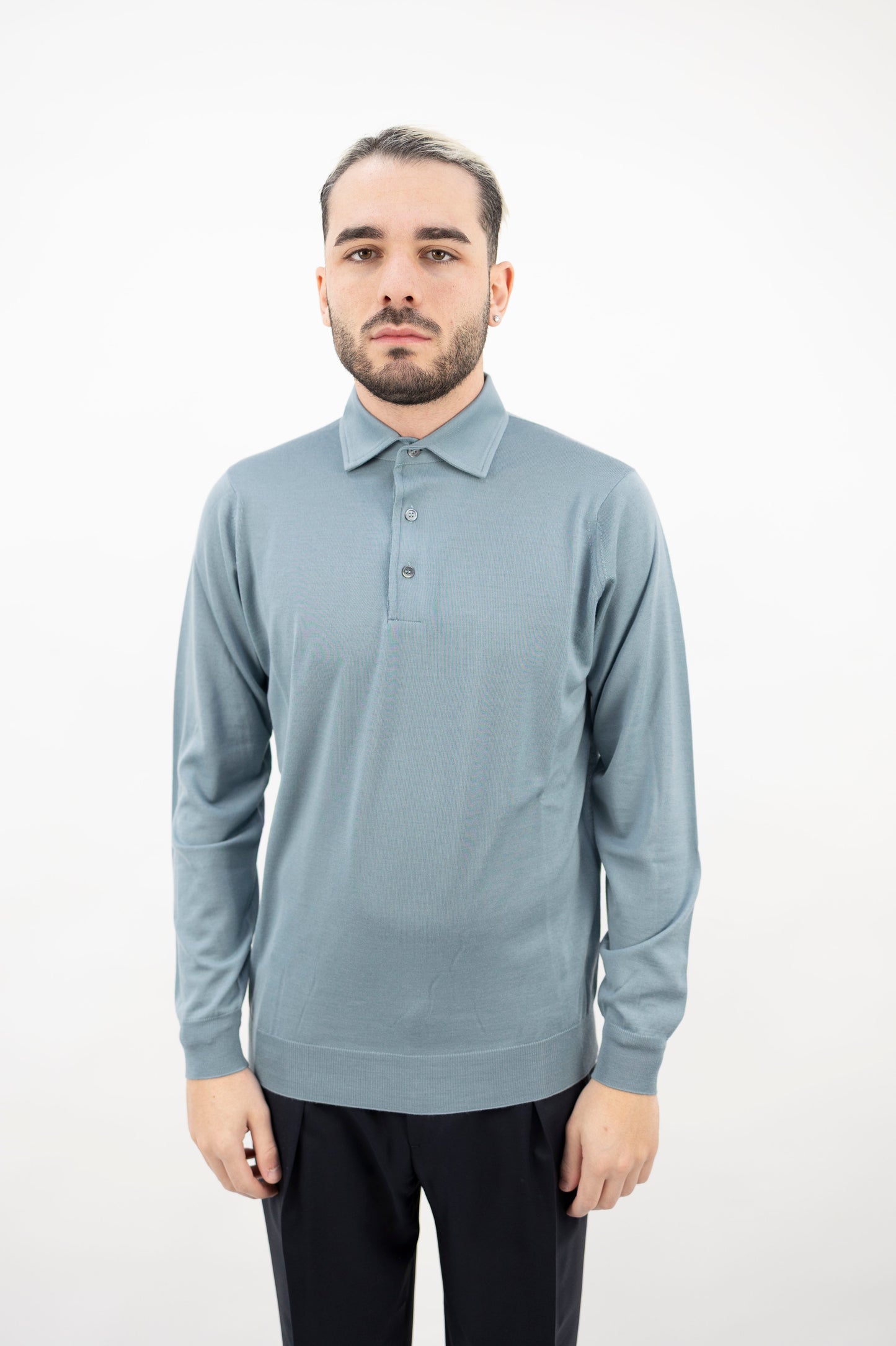 POLO CARTA DA ZUCCHERO LANA SUPER FINE PL1MLPAR/RM16R 510 Filippo De Lurentiis