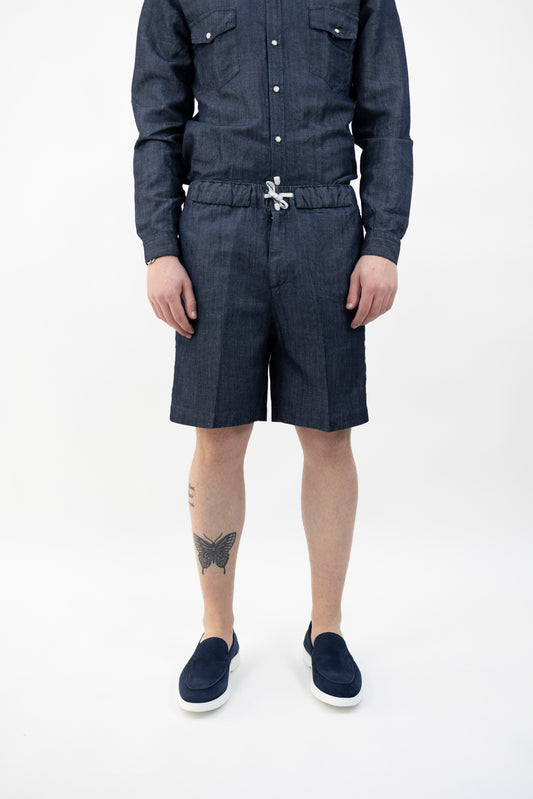 BERMUDA CIL18 PAJAMA WESTERN BLUE InLinum