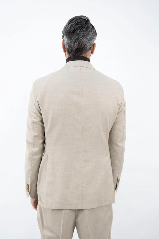 GIACCA TOM DOPPIOPETTO BEIGE 54513/ 4 2686 L.B.M.