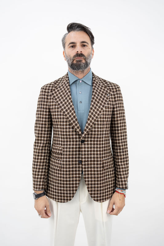 GIACCA MONOPETTO PIED DE POULE 52543/1 2749 GABRIELE PASINI