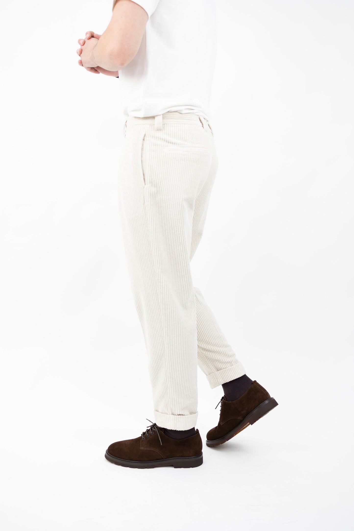 PANTALONE CHIAIA VELLUTO LATTE GD DV0001 802 BERWICH