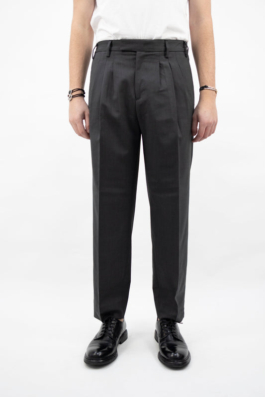 PANTALONE MISTO LANA GRIGIO ASTORIASQD 400100 080 Quattro decimi BY Briglia