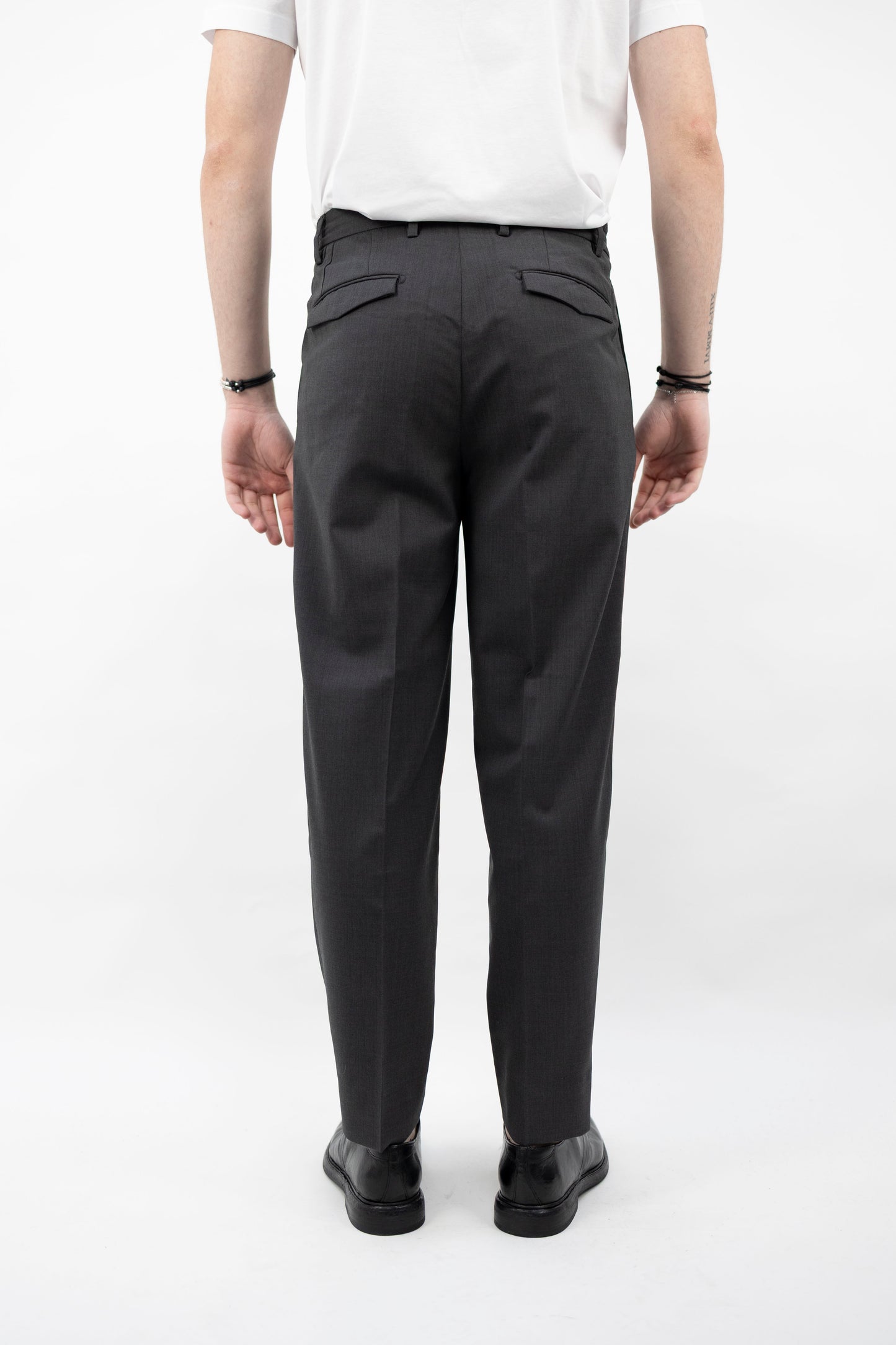 PANTALONE MISTO LANA GRIGIO ASTORIASQD 400100 080 Quattro decimi BY Briglia