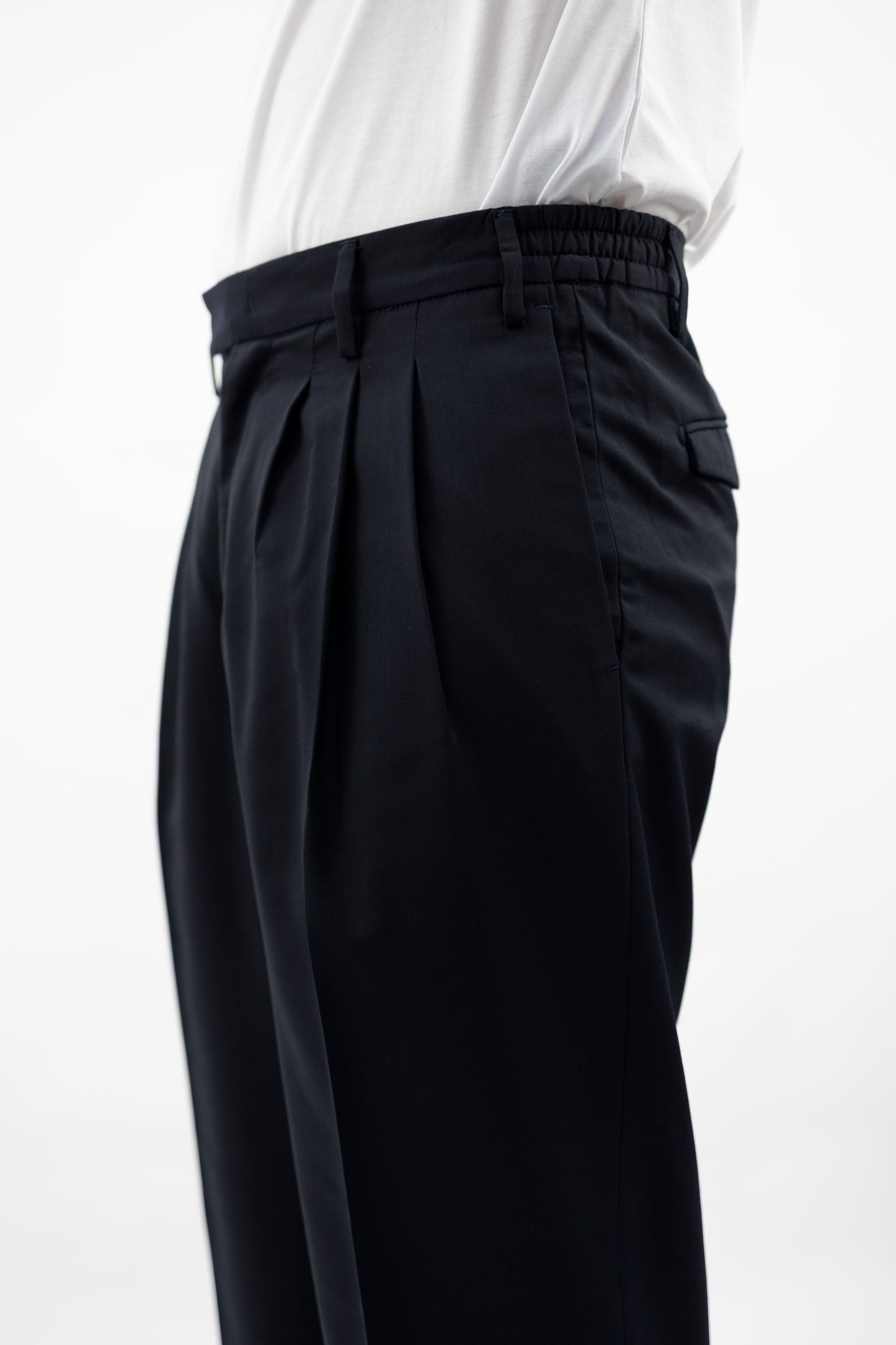 PANTALONE MISTO LANA NAVY ASTORIASQD 400100 011 Quattro decimi BY Briglia