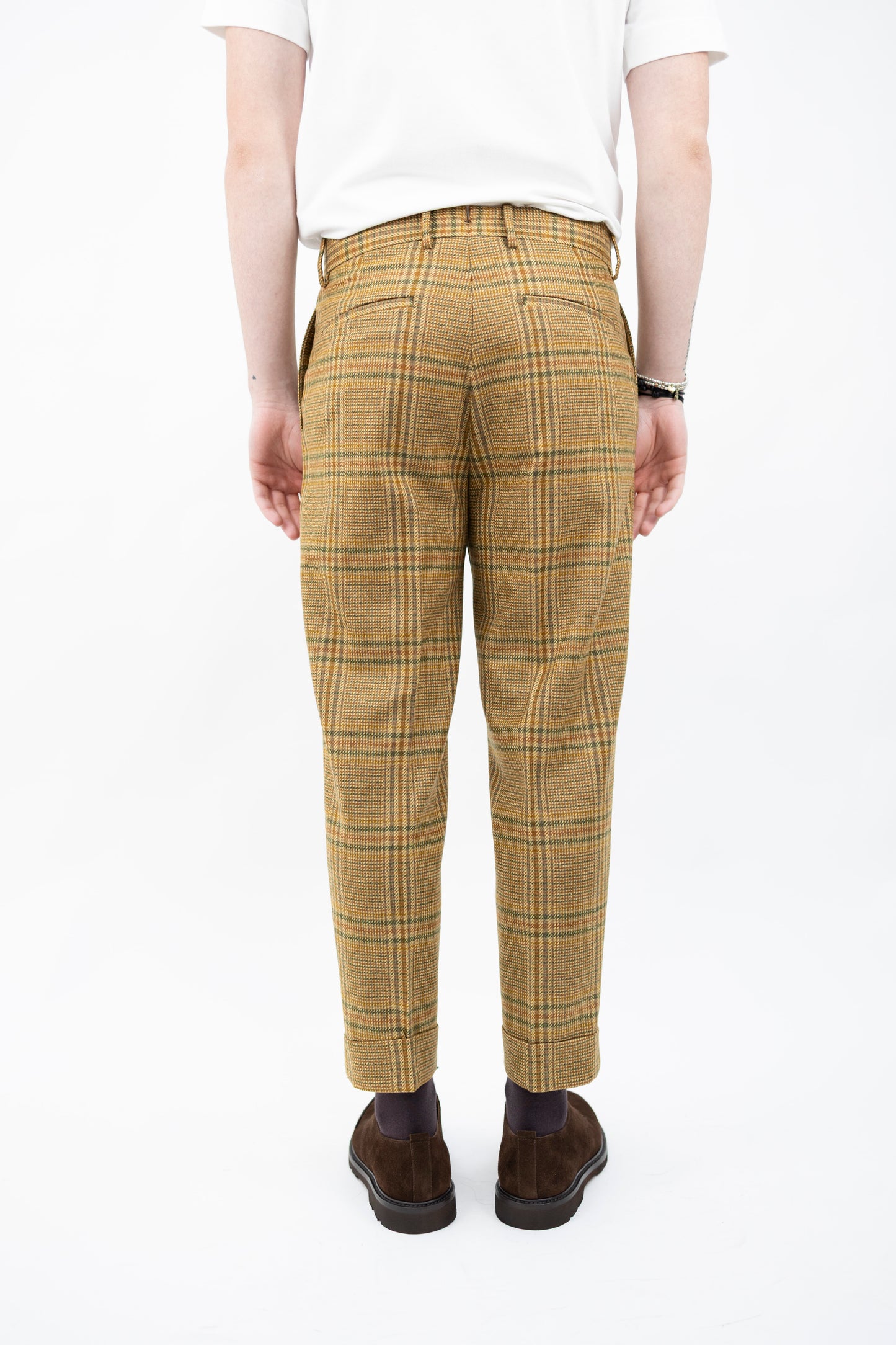 PANTALONE CHIAIA IN LANA PRINCIPE DI GALLES AM1725 BERWICH