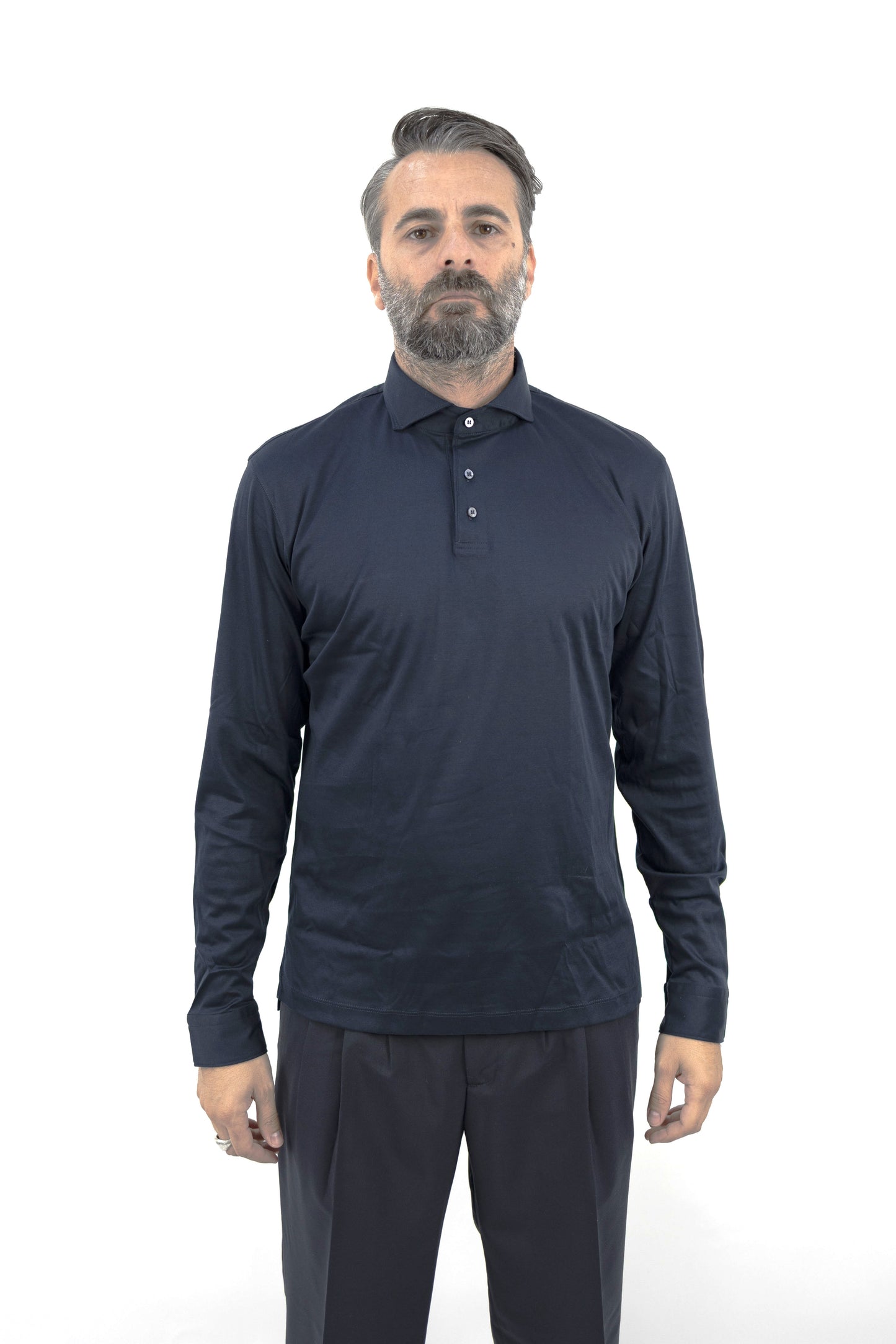 POLO IN JERSEY BLU SJGVBENUE1 GUGLIELMINOTTI