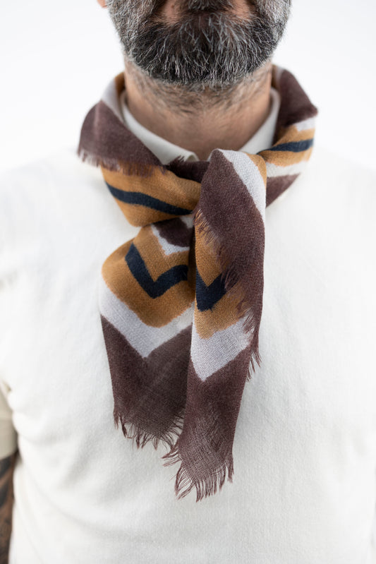 FOULARD FANTASIA MARRONE 2560470/02 Altea