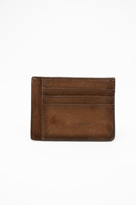 PORTACARD BRUCIATO MAX SUEDE Alberto Luti