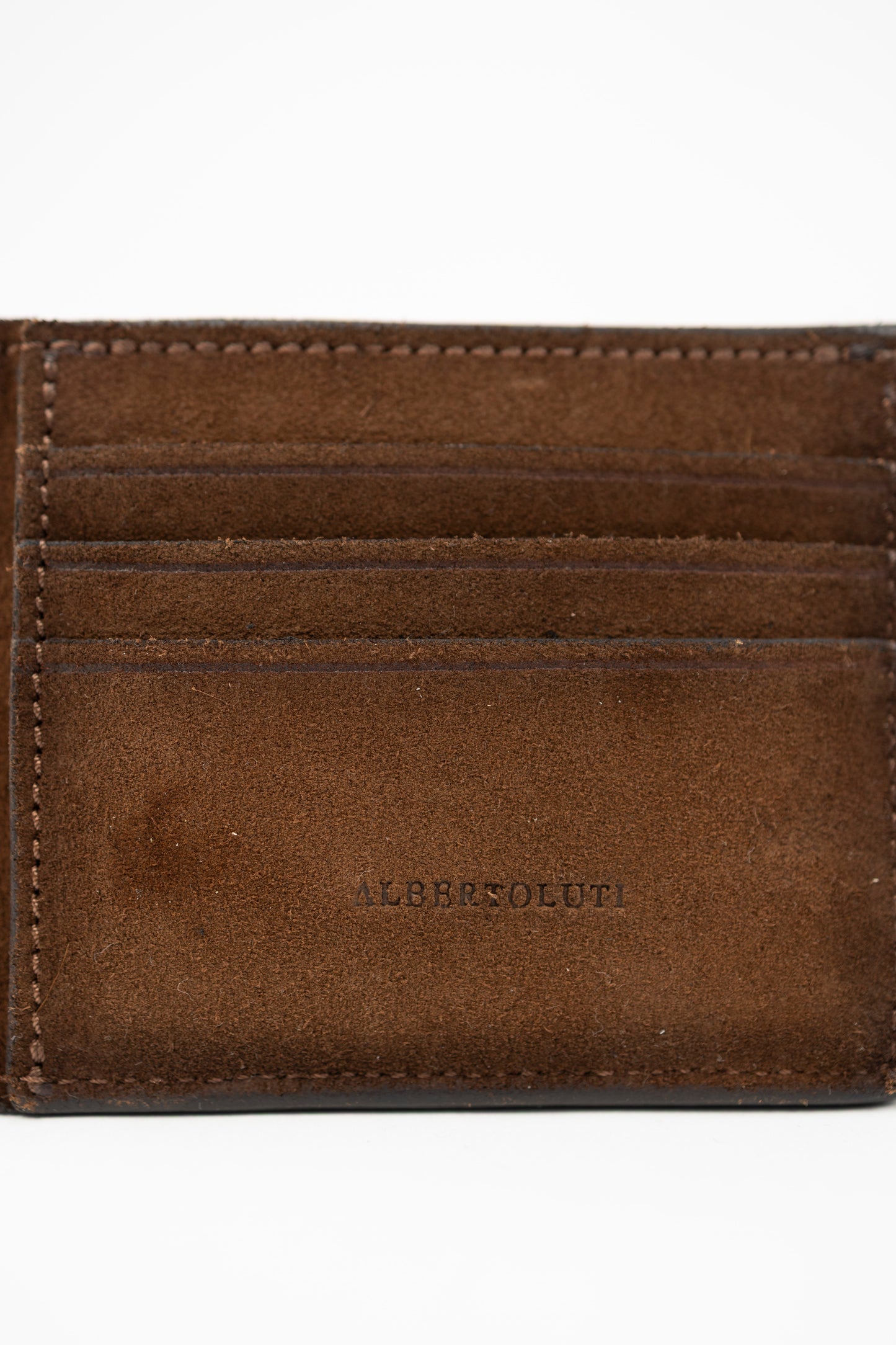 PORTACARD BRUCIATO MAX SUEDE Alberto Luti
