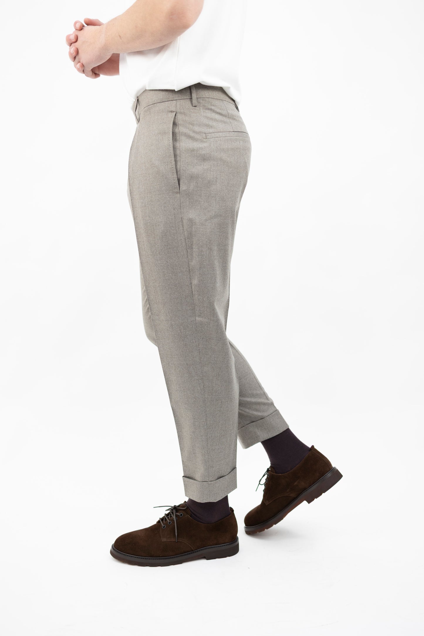 PANTALONE CHIAIA LANA BARBERIS VB8996 DESERT BERWICH