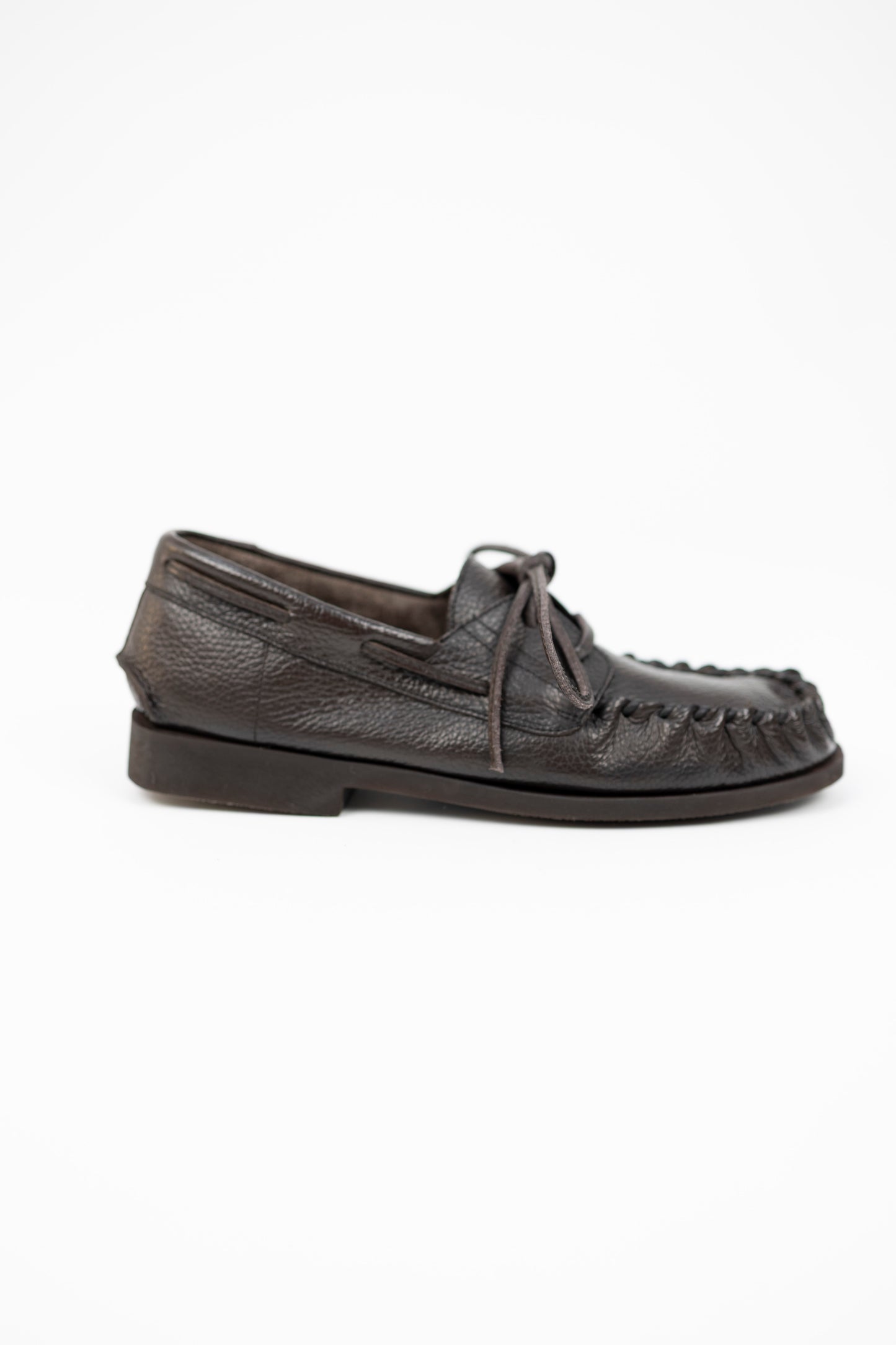 MOCASSINO INDIANINO IN PELLE MORO 69034 Alexander Hotto