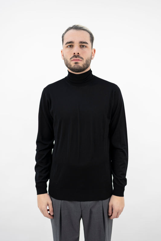 DOLCEVITA NERO IN LANA SUPERFINE DV1ML/RM16R 990 Filippo De Lurentiis