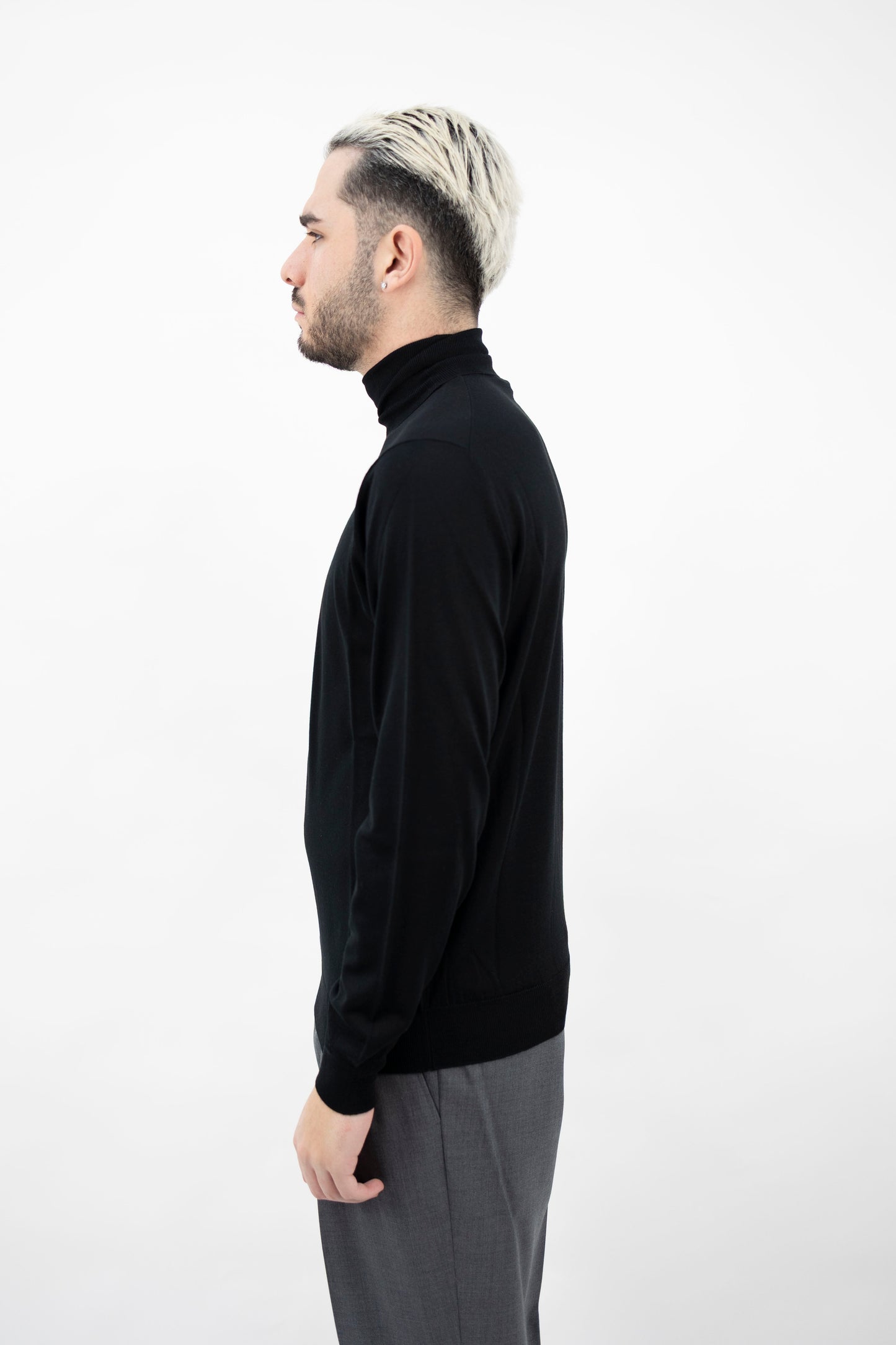 DOLCEVITA NERO IN LANA SUPERFINE DV1ML/RM16R 990 Filippo De Lurentiis