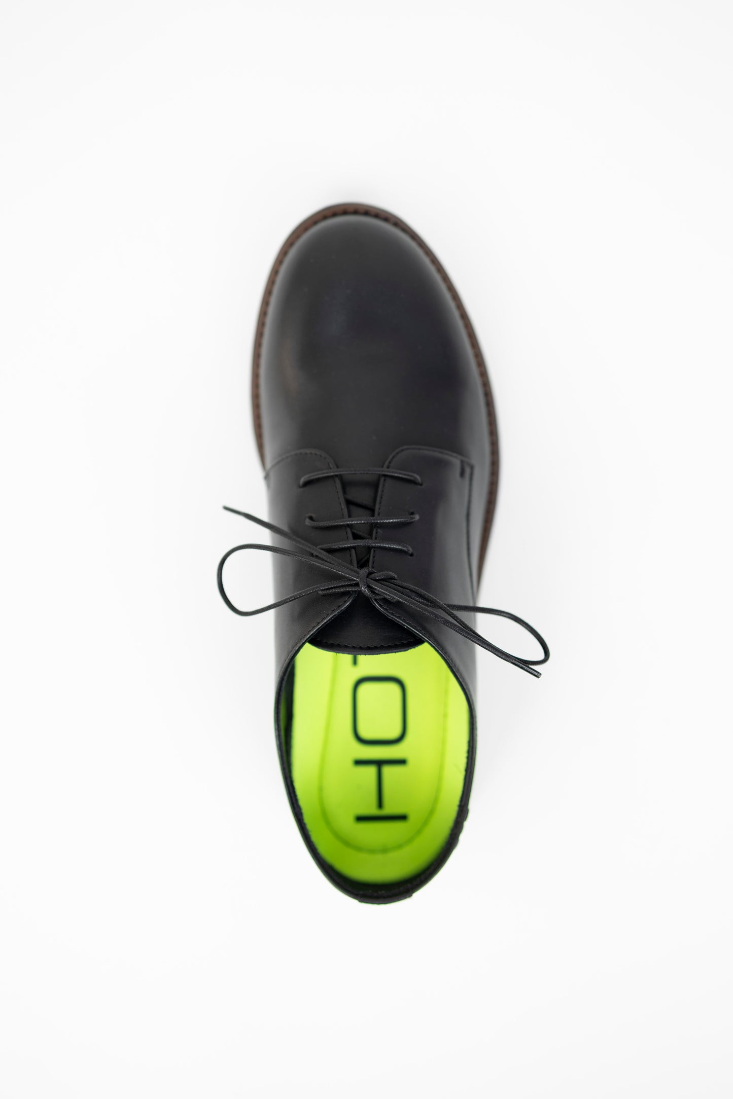 SCARPA STRINGATA IN PELLE NERA 69007 Alexander Hotto