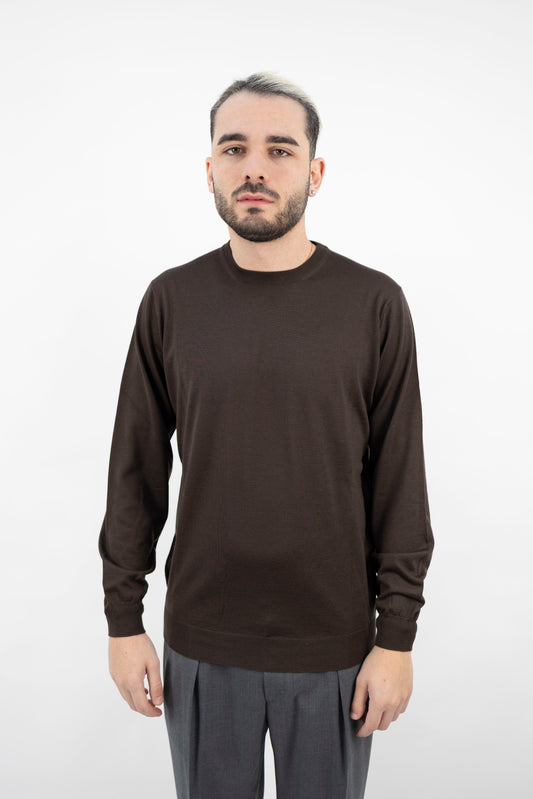 GIROCOLLO IN LANA MERINO CIOCCOLATO GC1ML RM16R 280 Filippo De Lurentiis