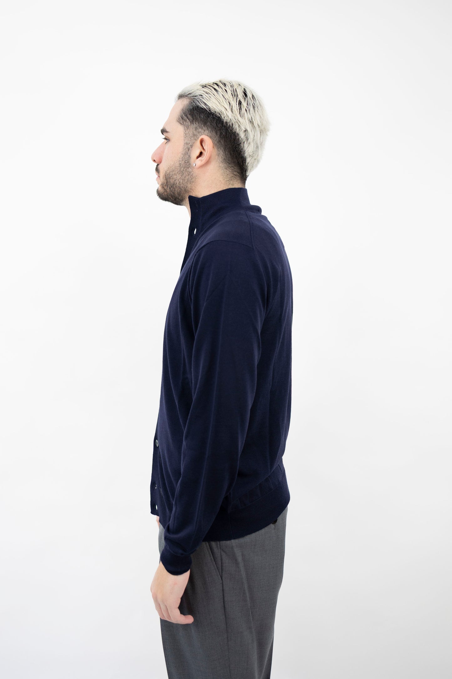 BLUSOTTO IN LANA INDACO BB1ML RM16R 880 Filippo De Lurentiis