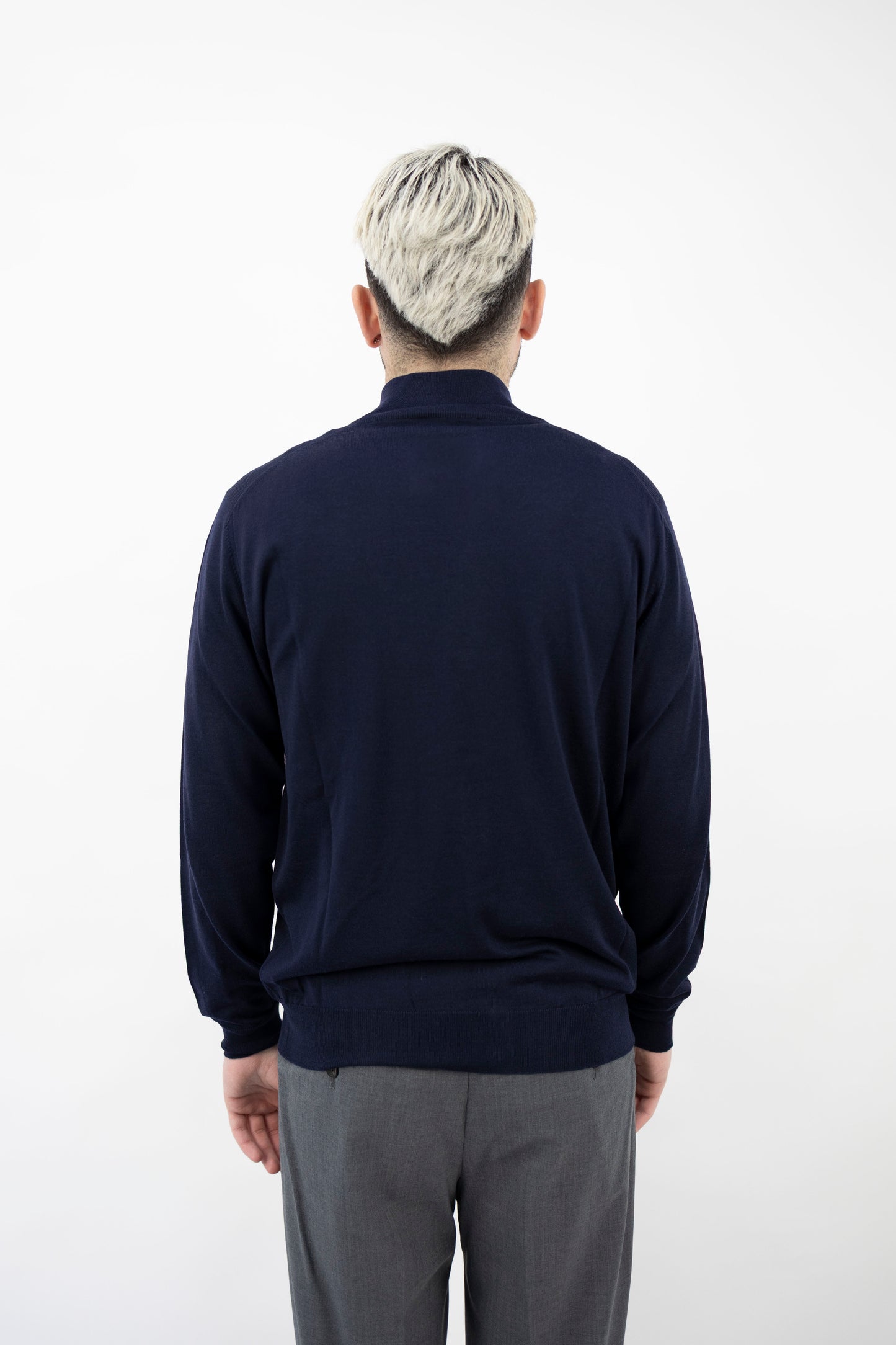 BLUSOTTO IN LANA INDACO BB1ML RM16R 880 Filippo De Lurentiis