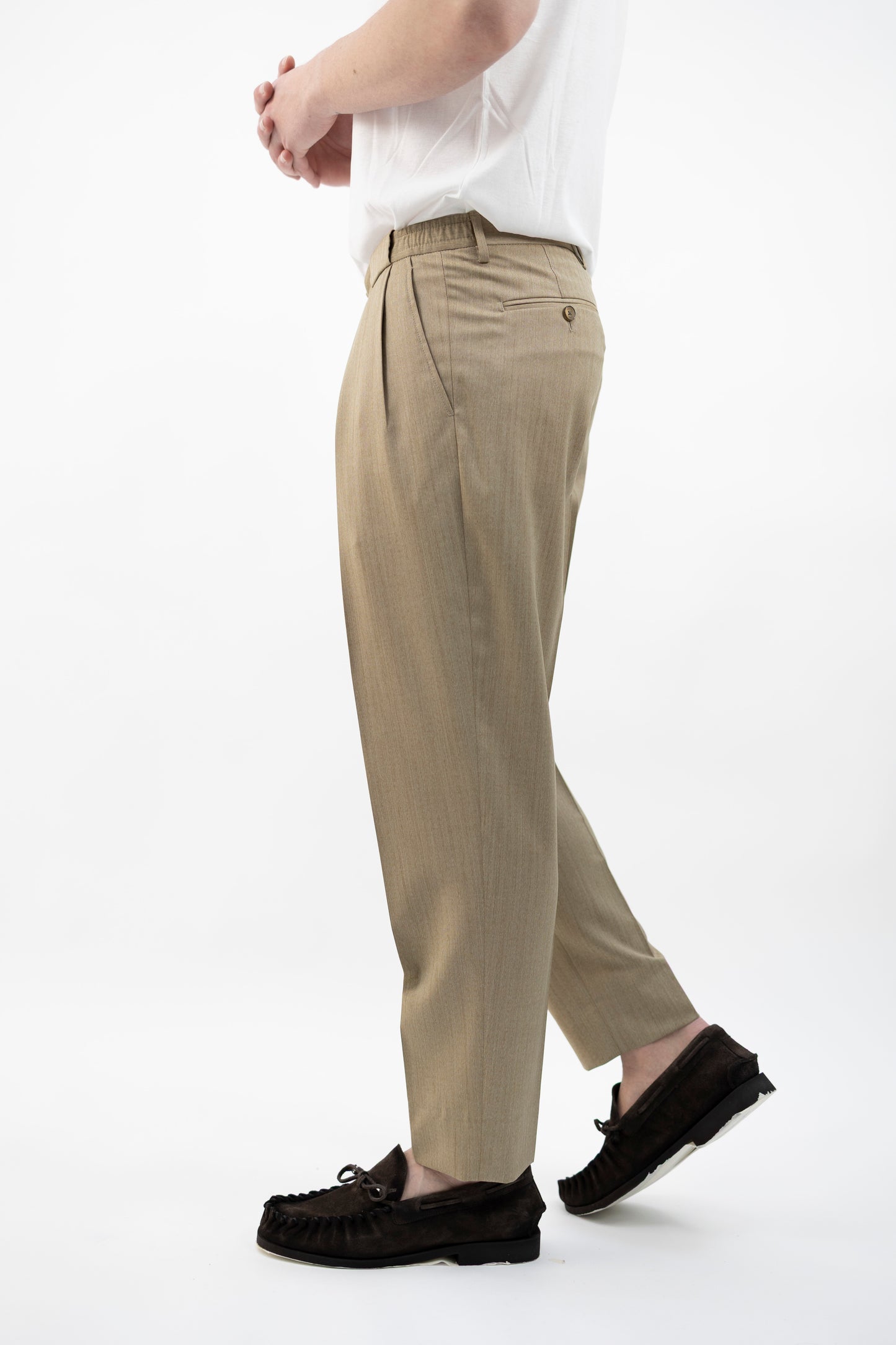 PANTALONE PORTOBELLOSQD SOLARO BEIGE 300181 043  Quattro decimi BY Briglia