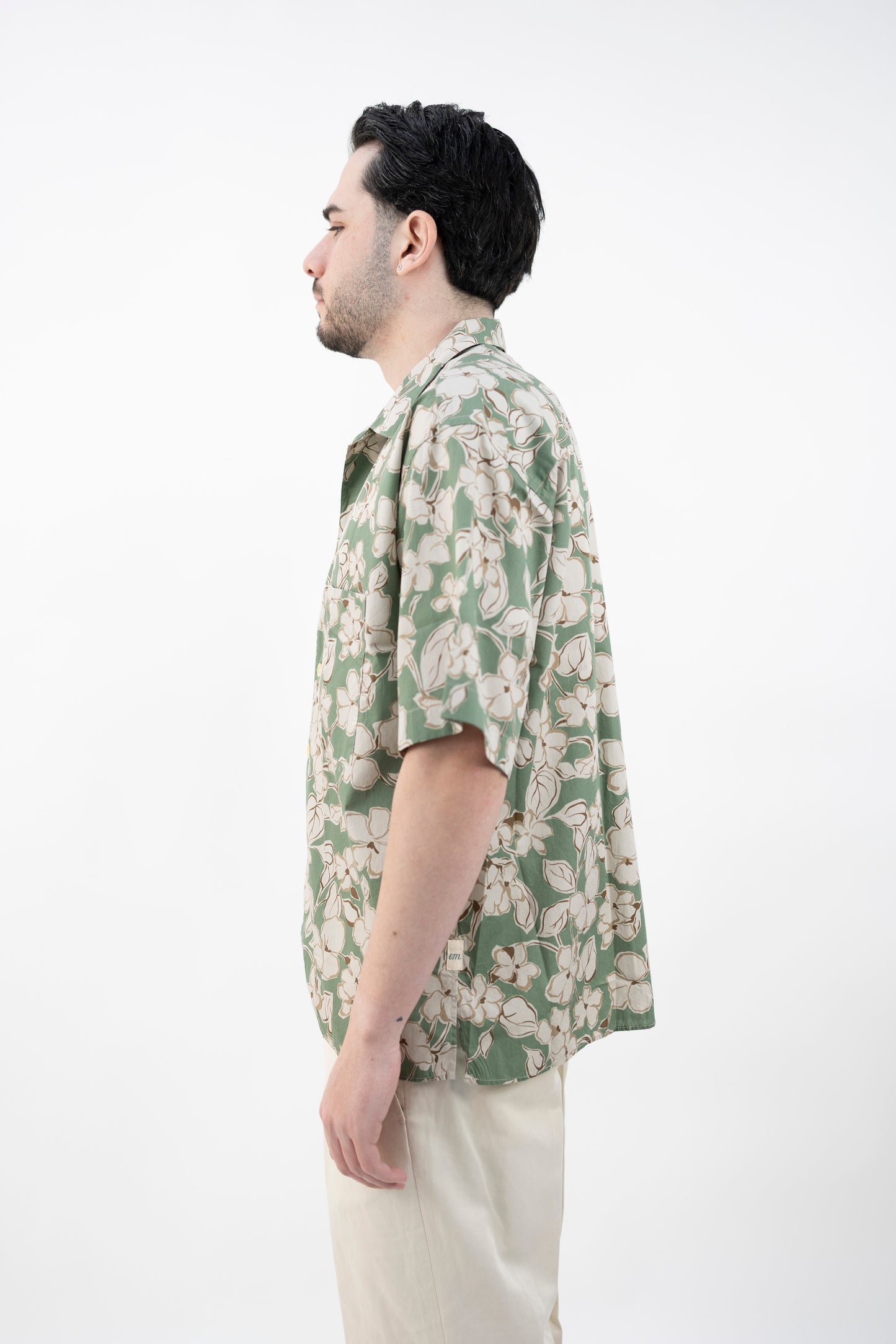 CAMICIA STAMPA FLOREALE SRSYN31 FU3Tintoria Mattei 954