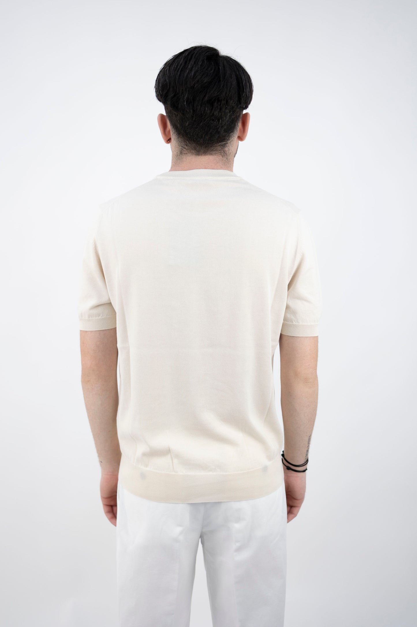 MAGLIA GIROCOLLO COTONE PANNA 2551001/28R Altea