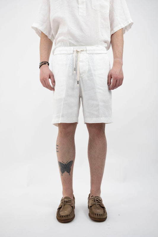 BERMUDA IN LINO BIANCO BIL17 OFF WHITE InLinum