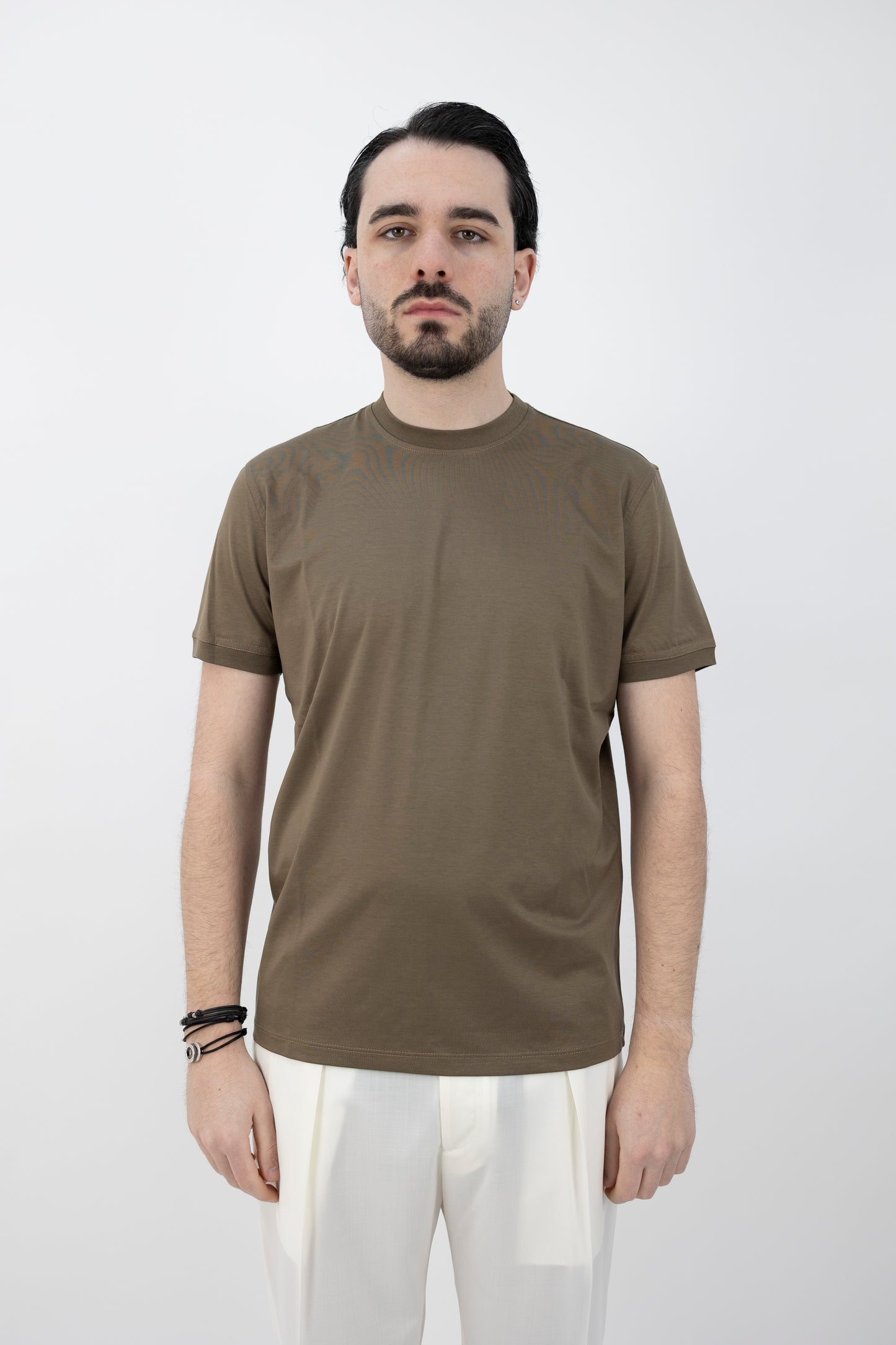 T-SHIRT JERSEY BEIGE 261PT1001 Pietra Salata