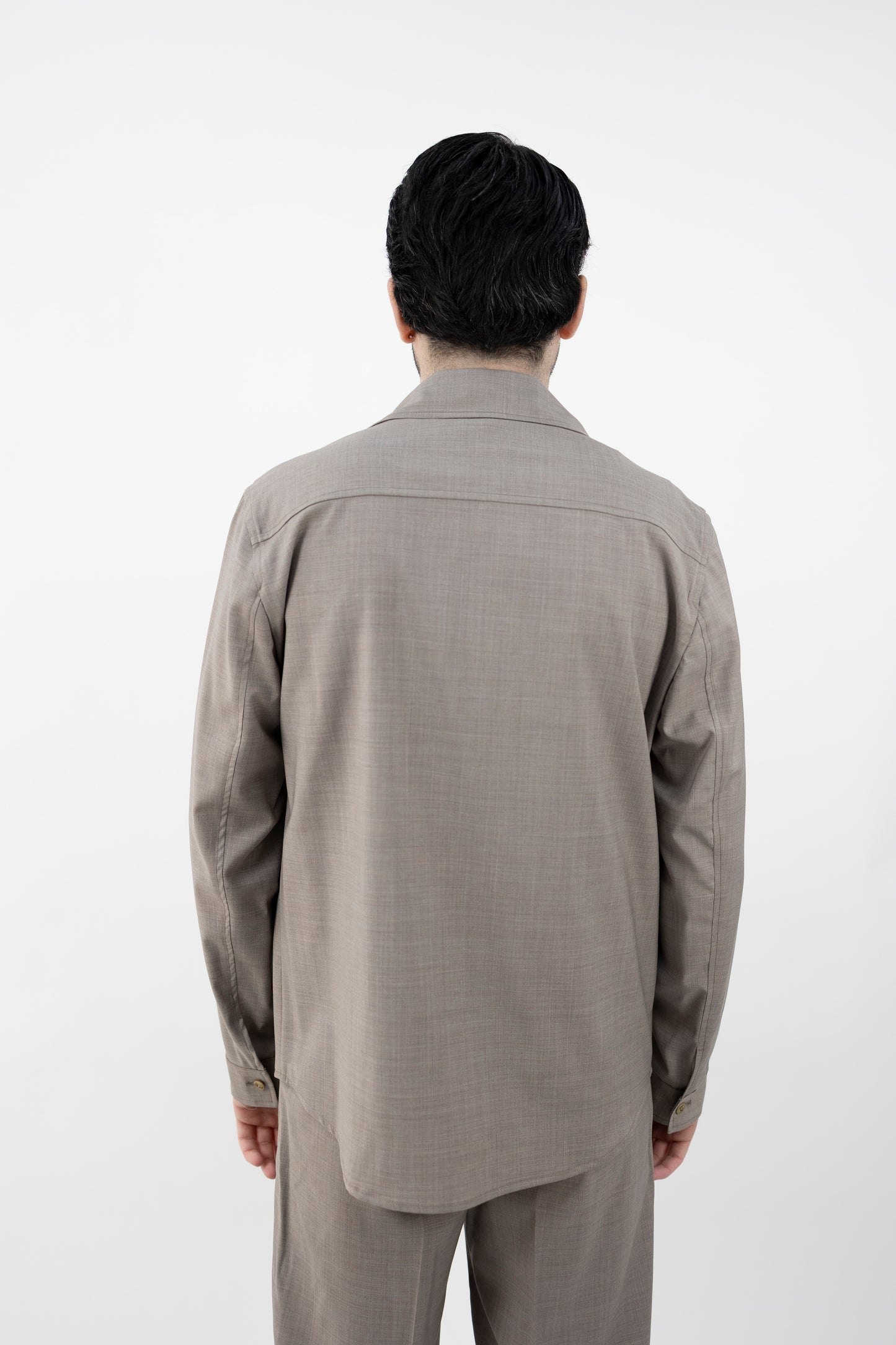 GIACCA CAMICIA JOHNQD BISQUIT 300108 036 Quattro decimi BY Briglia