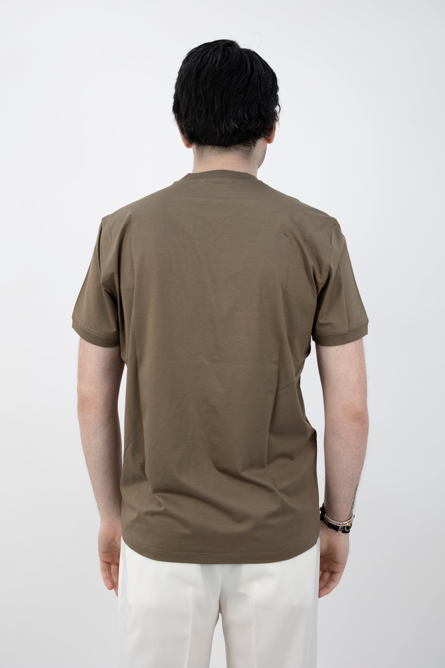 T-SHIRT JERSEY BEIGE 261PT1001 Pietra Salata