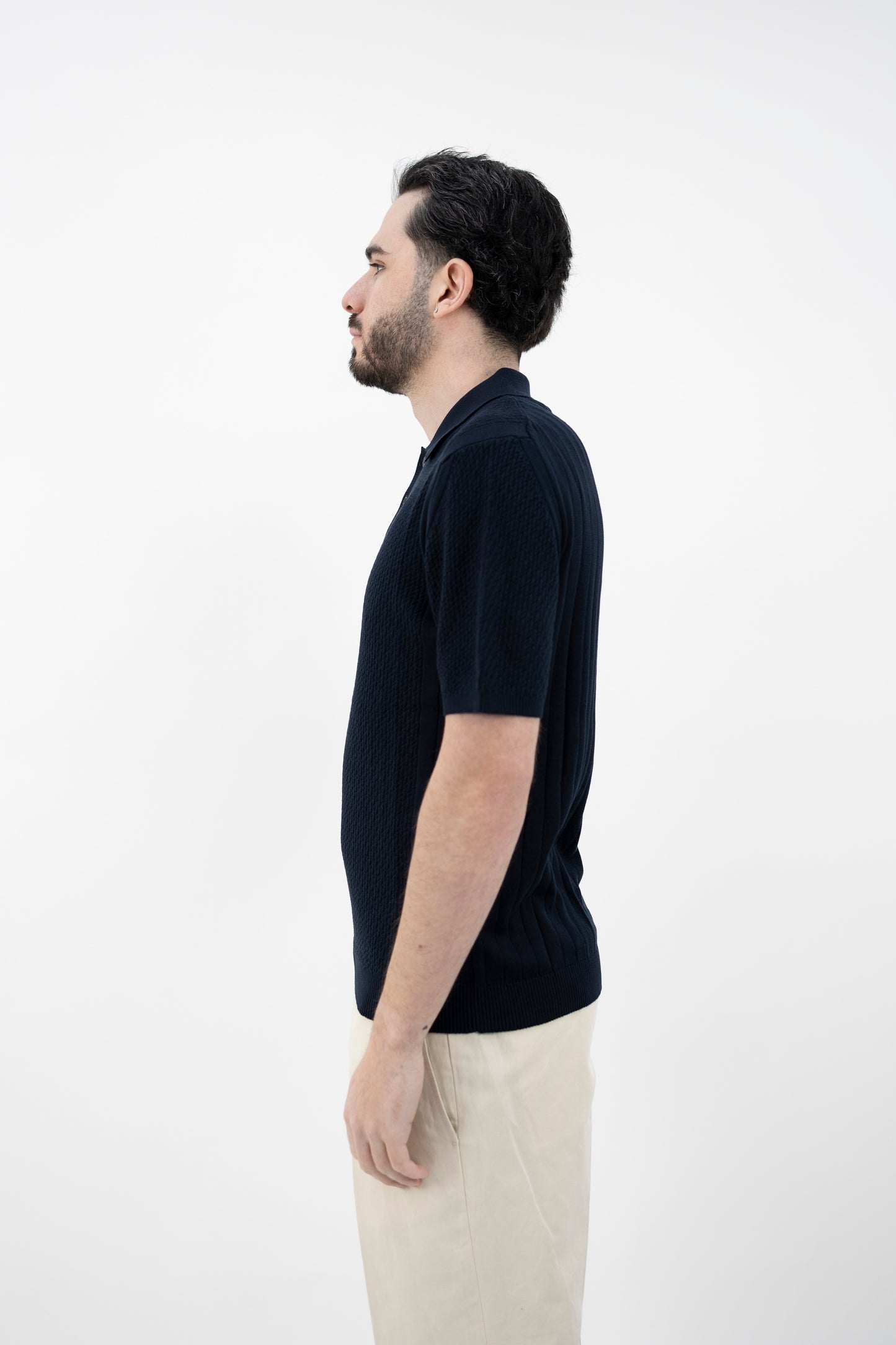 POLO COTONE GIZA BLU NOTTE DF3015 23 DANIELE FIESOLI