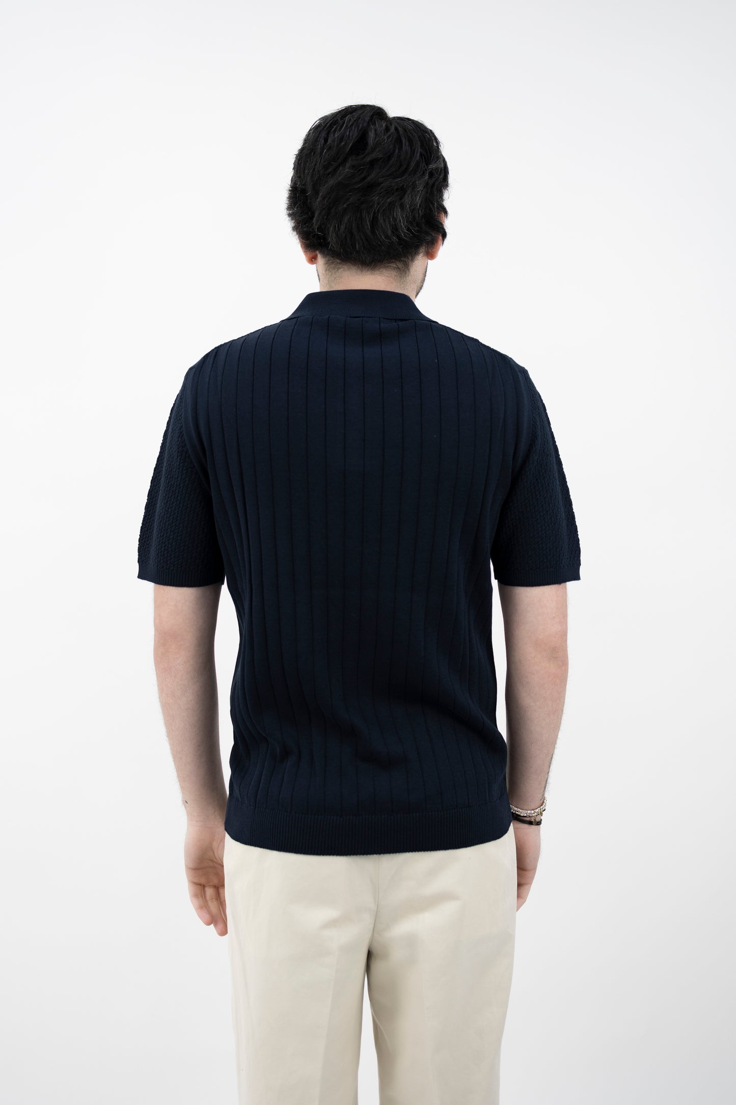 POLO COTONE GIZA BLU NOTTE DF3015 23 DANIELE FIESOLI