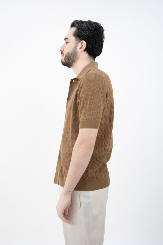 POLO CAMICIA BEIGE COLONIALE CA3MC CR14L 070 Filippo De Lurentiis