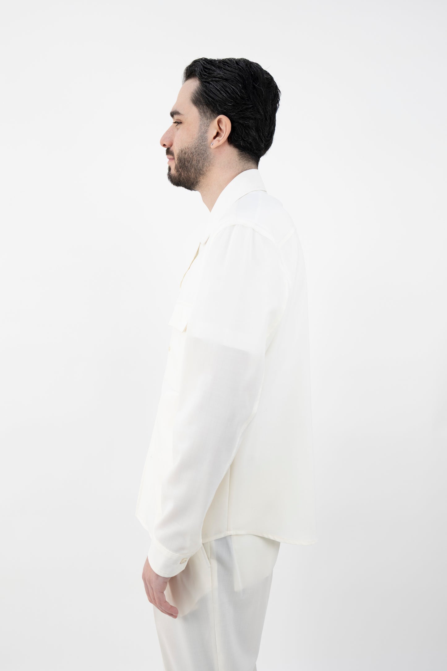 GIACCA CAMICIA JOHNQD BIANCA 300082 120 Quattro decimi BY Briglia