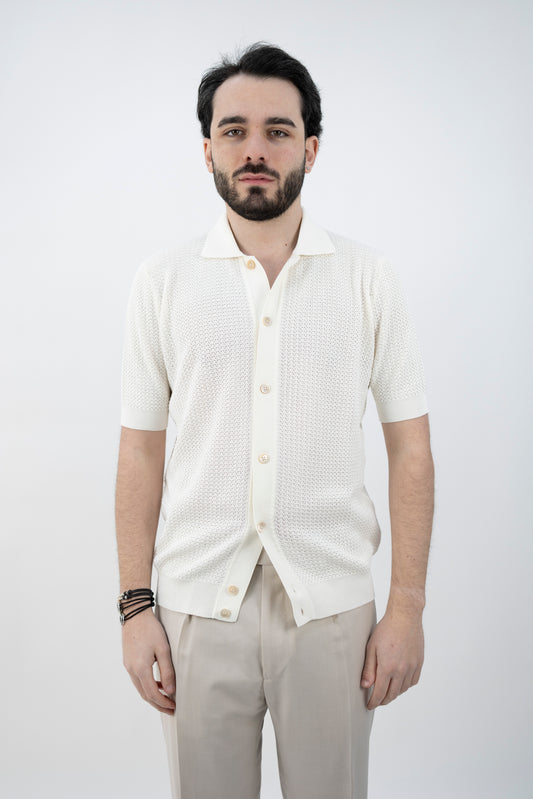 POLO CAMICIA LATTE CA3MC CR14L 020  Filippo De Lurentiis