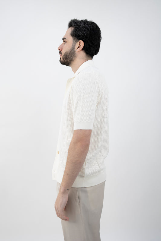 POLO CAMICIA LATTE CA3MC CR14L 020  Filippo De Lurentiis