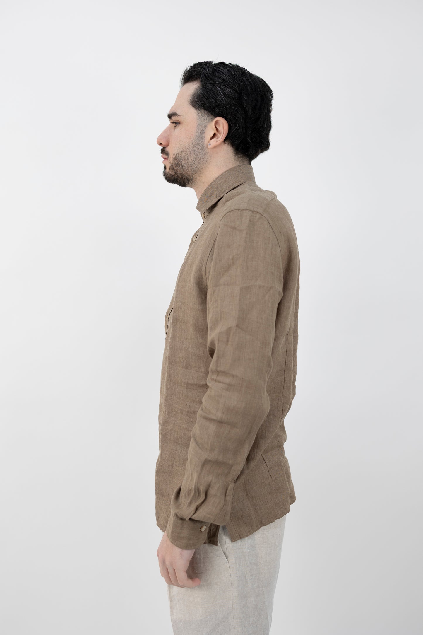 POLO CAMICIA MARRONE CHIARO 1FX8GP0 UQ1 GUGLIELMINOTTI
