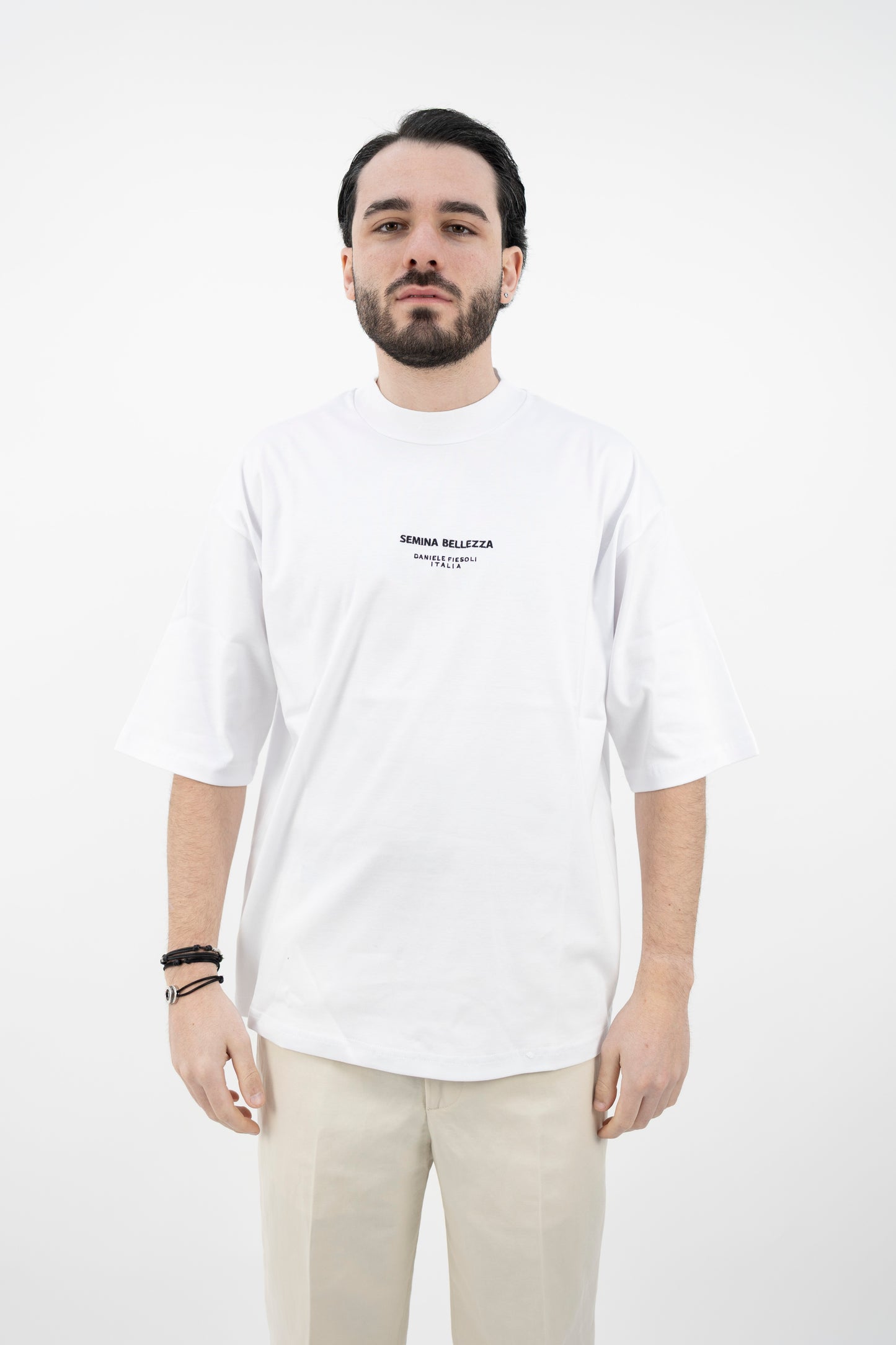 T-SHIRT OVER COTONE DF0700R 01 DANIELE FIESOLI