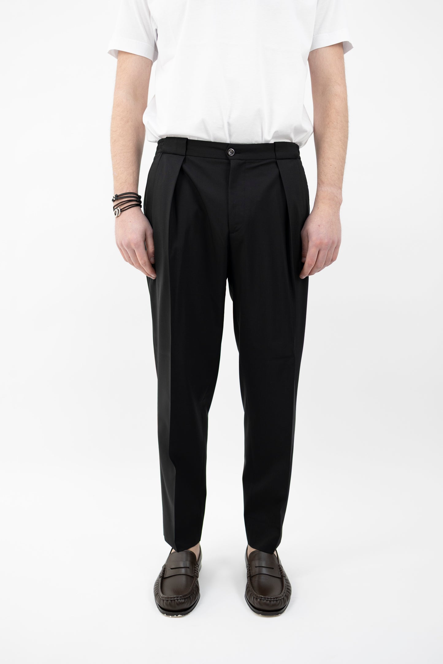 PANTALONE PORTOBELLOSQD NERO 30082 010 Quattro decimi BY Briglia