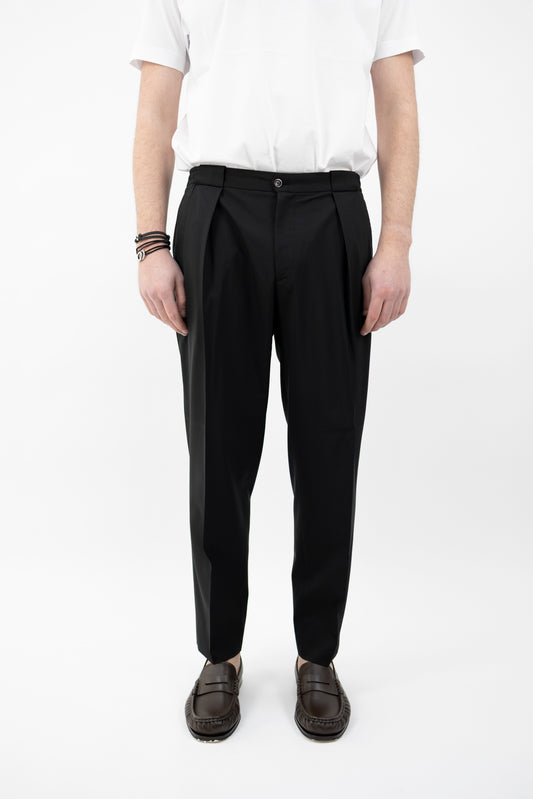 PANTALONE PORTOBELLOSQD NERO 30082 010 Quattro decimi BY Briglia