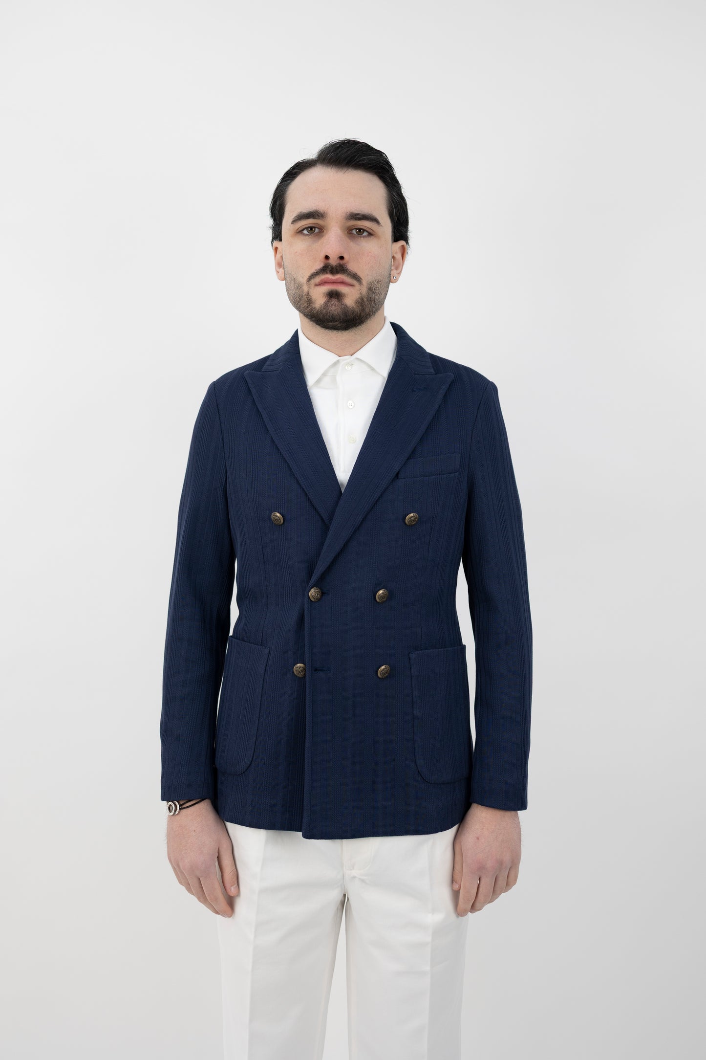GIACCA DOPPIO PETTO BLU CN5289 20369 CIRCOLO 1901