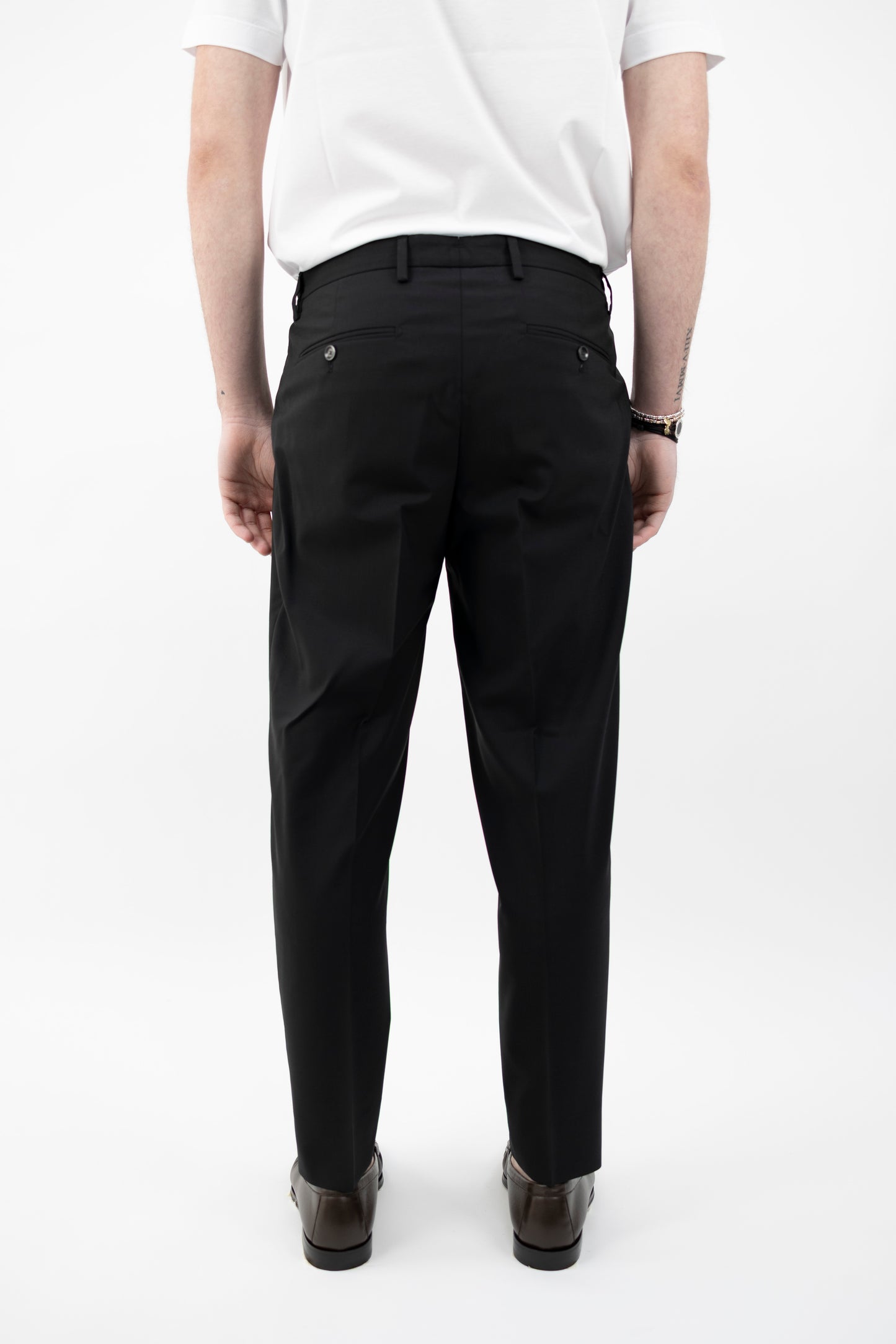 PANTALONE PORTOBELLOSQD NERO 30082 010 Quattro decimi BY Briglia