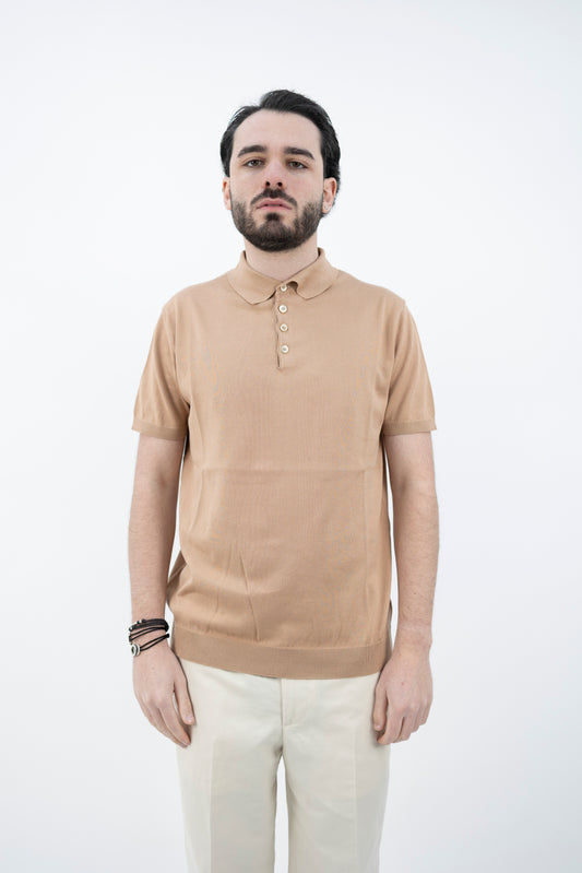 POLO GIZA BEIGE DUNE DF0323 34 DANIELE FIESOLI