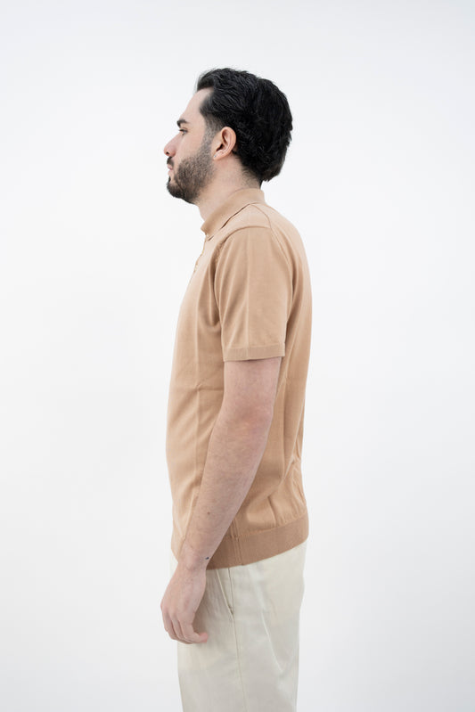 POLO GIZA BEIGE DUNE DF0323 34 DANIELE FIESOLI